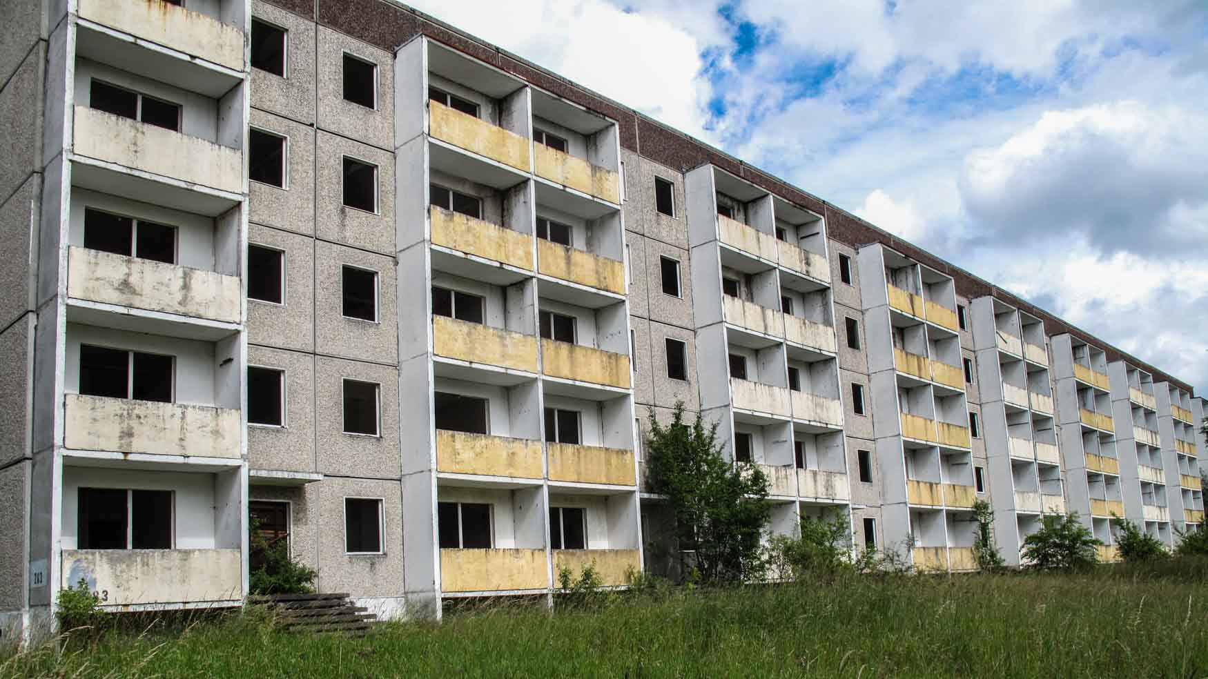 Verlassener Plattenbau Olympisches Dorf Elstal