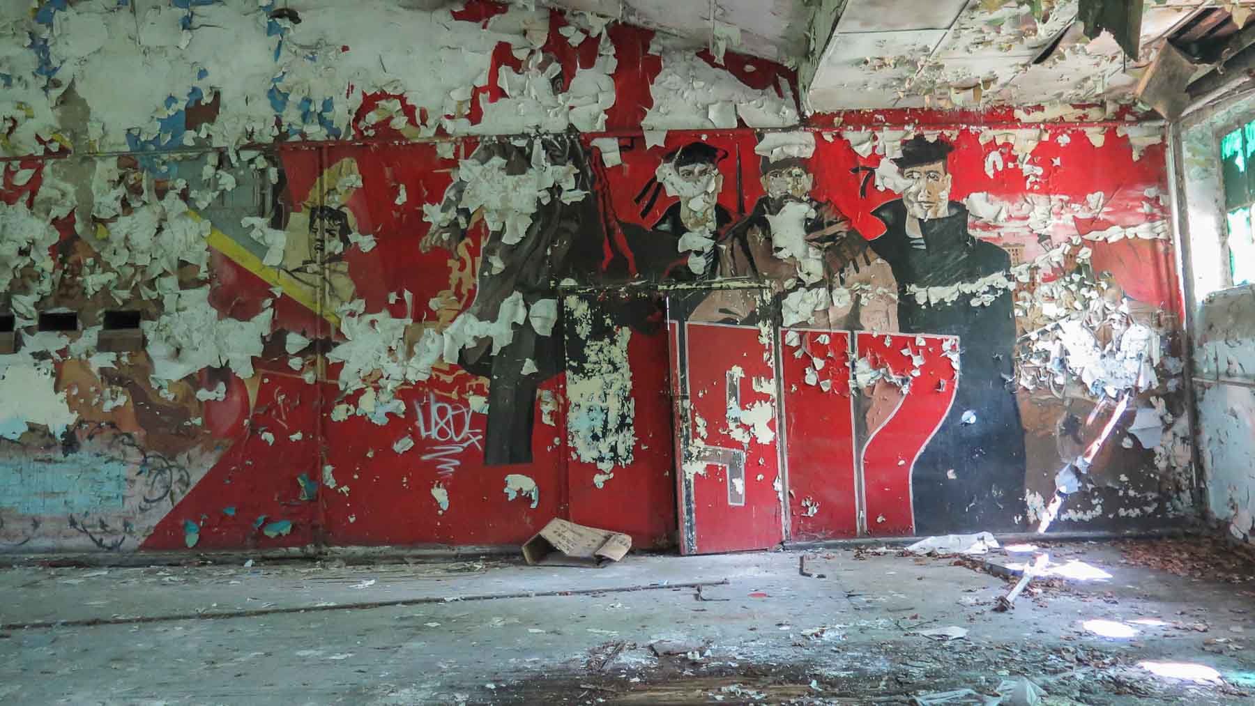 Wandbild Lost Places Sowjetische Kaserne