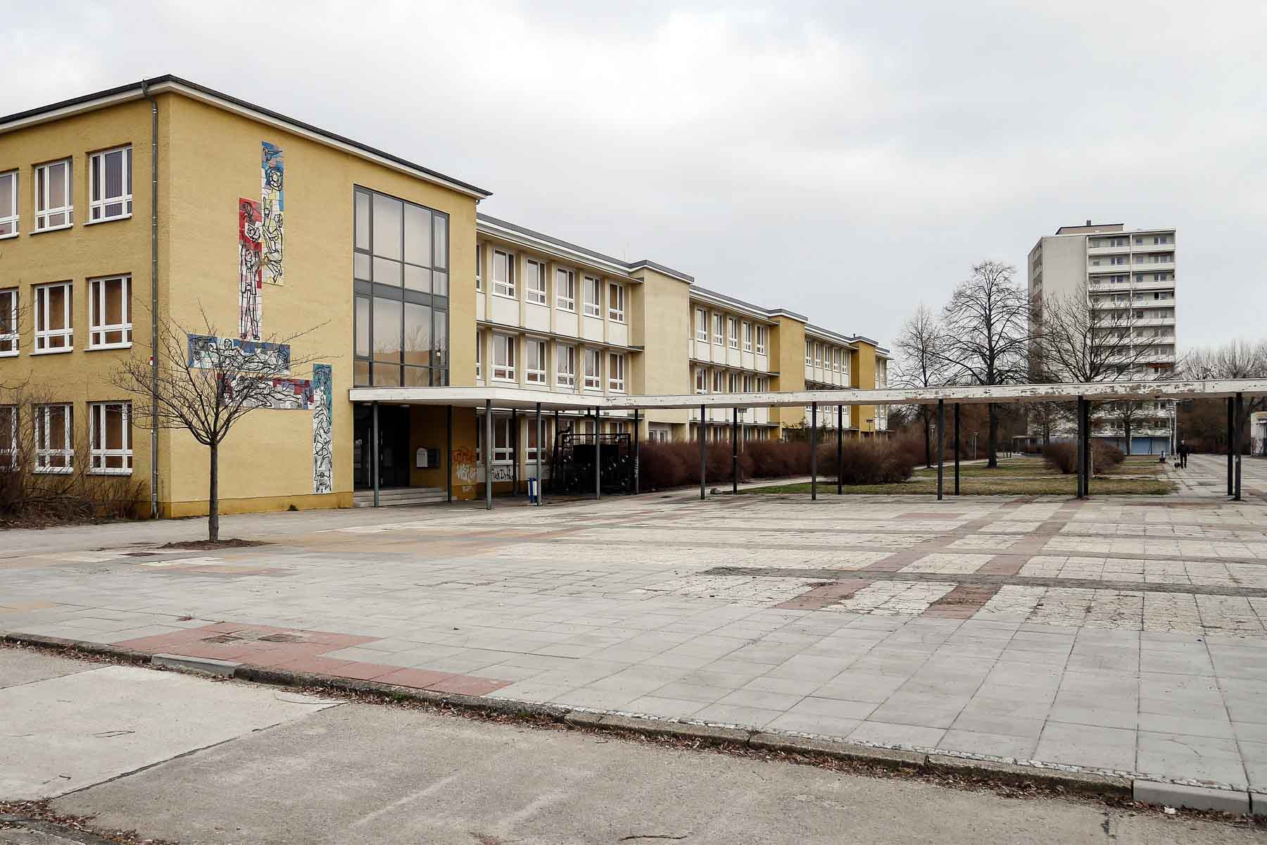 Ostmoderne Architektur Eisenhüttenstadt