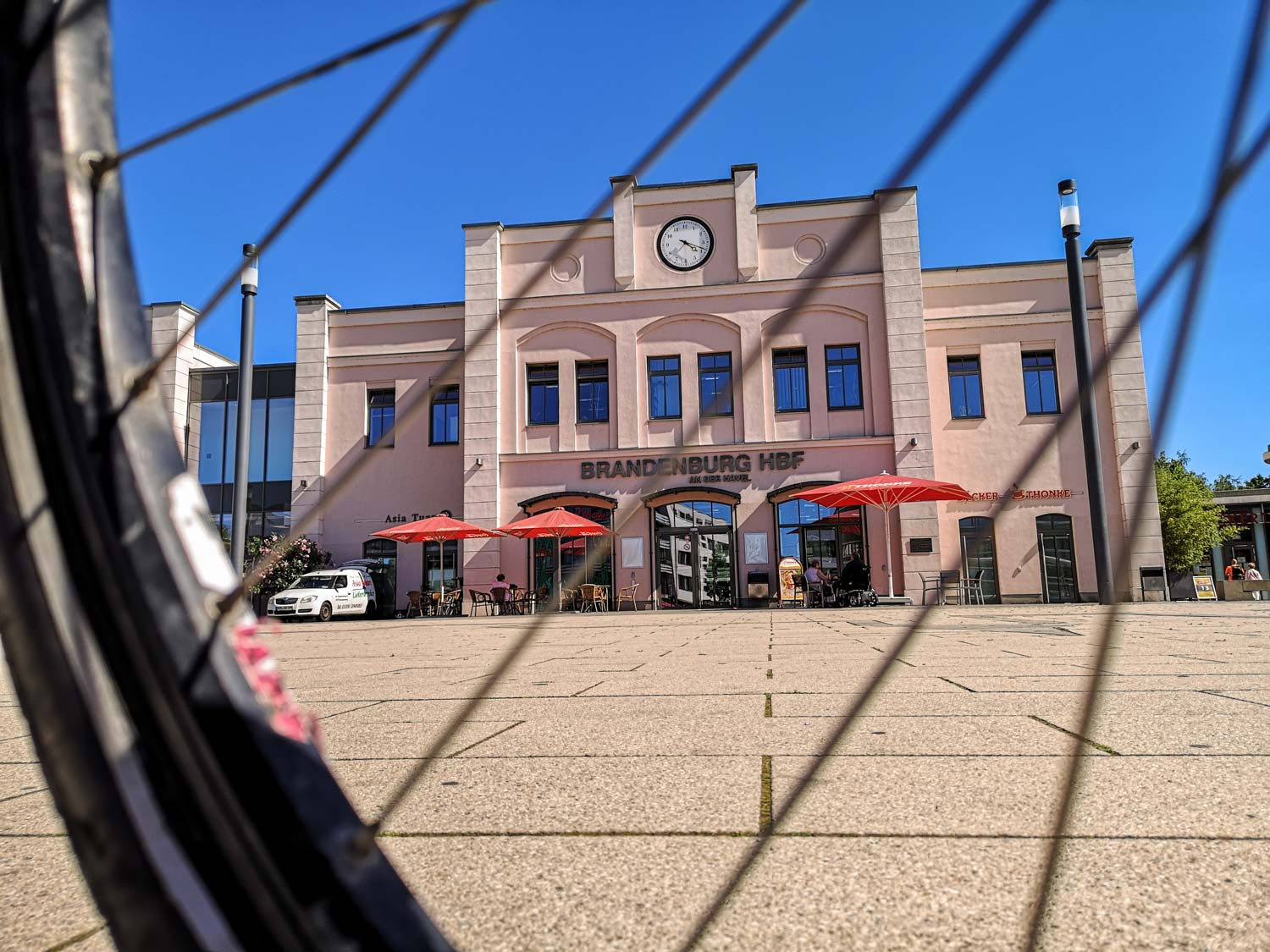 Hauptbahnhof Brandenburg Havel Radtour