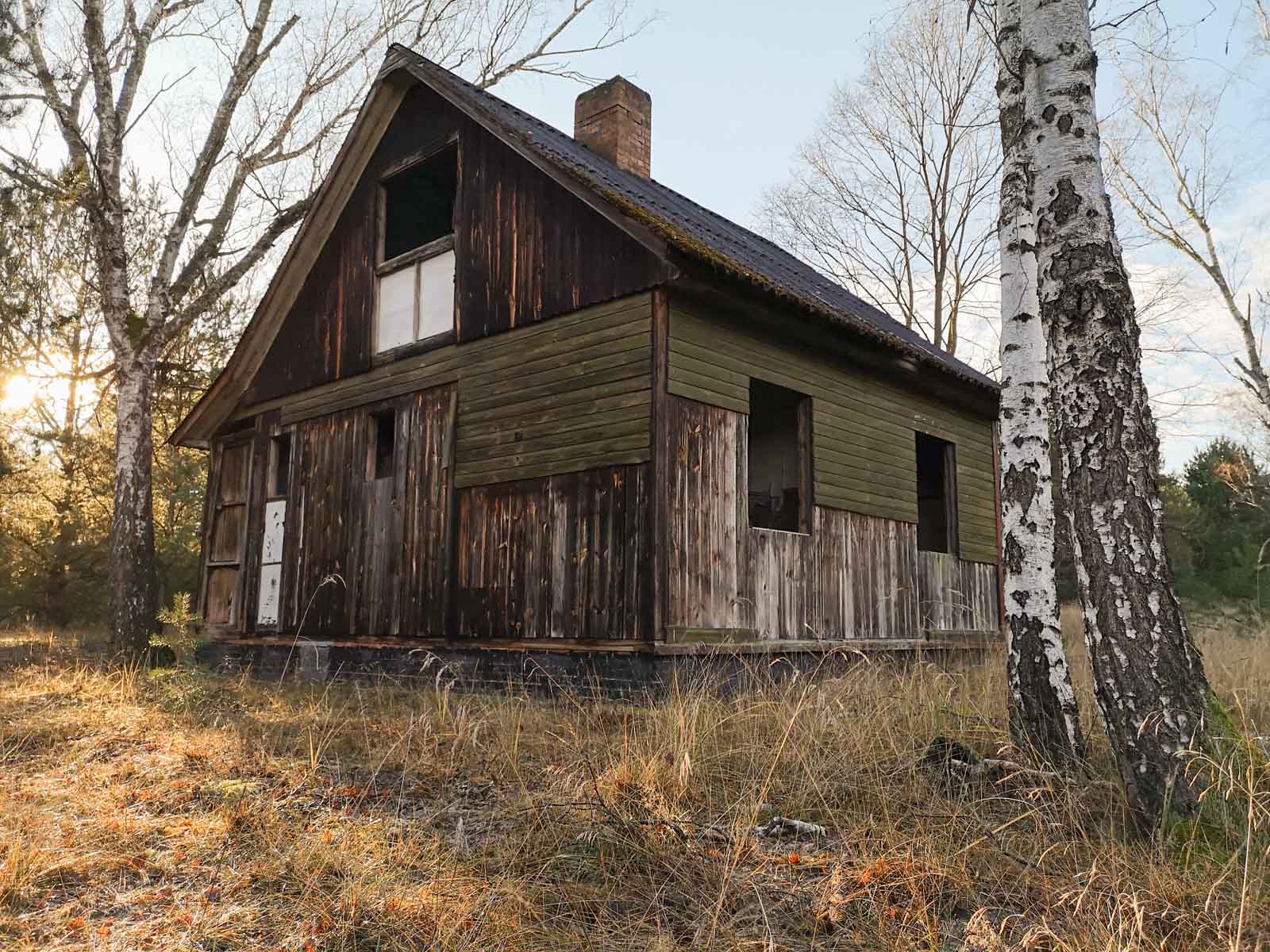Holzhaus in -Little Prypjat- in Deutschland