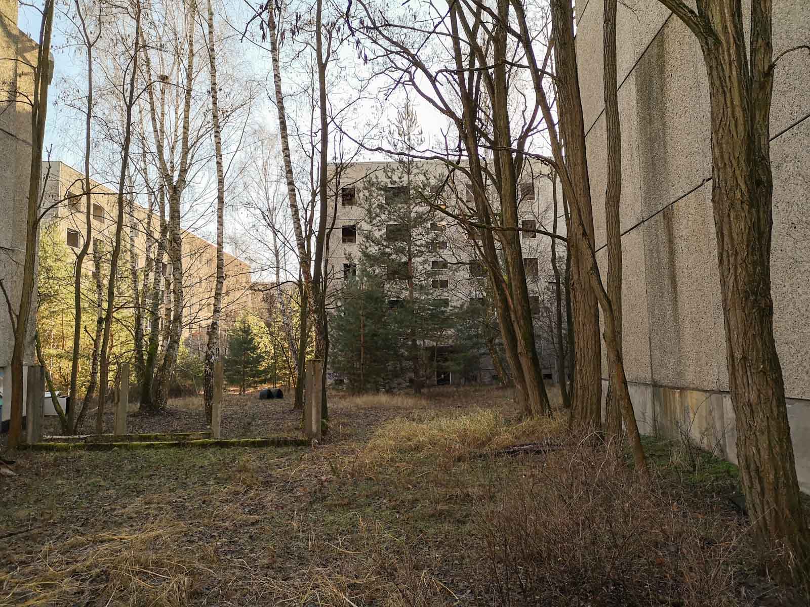 Plattenbauviertel in -Little Prypjat- in Deutschland