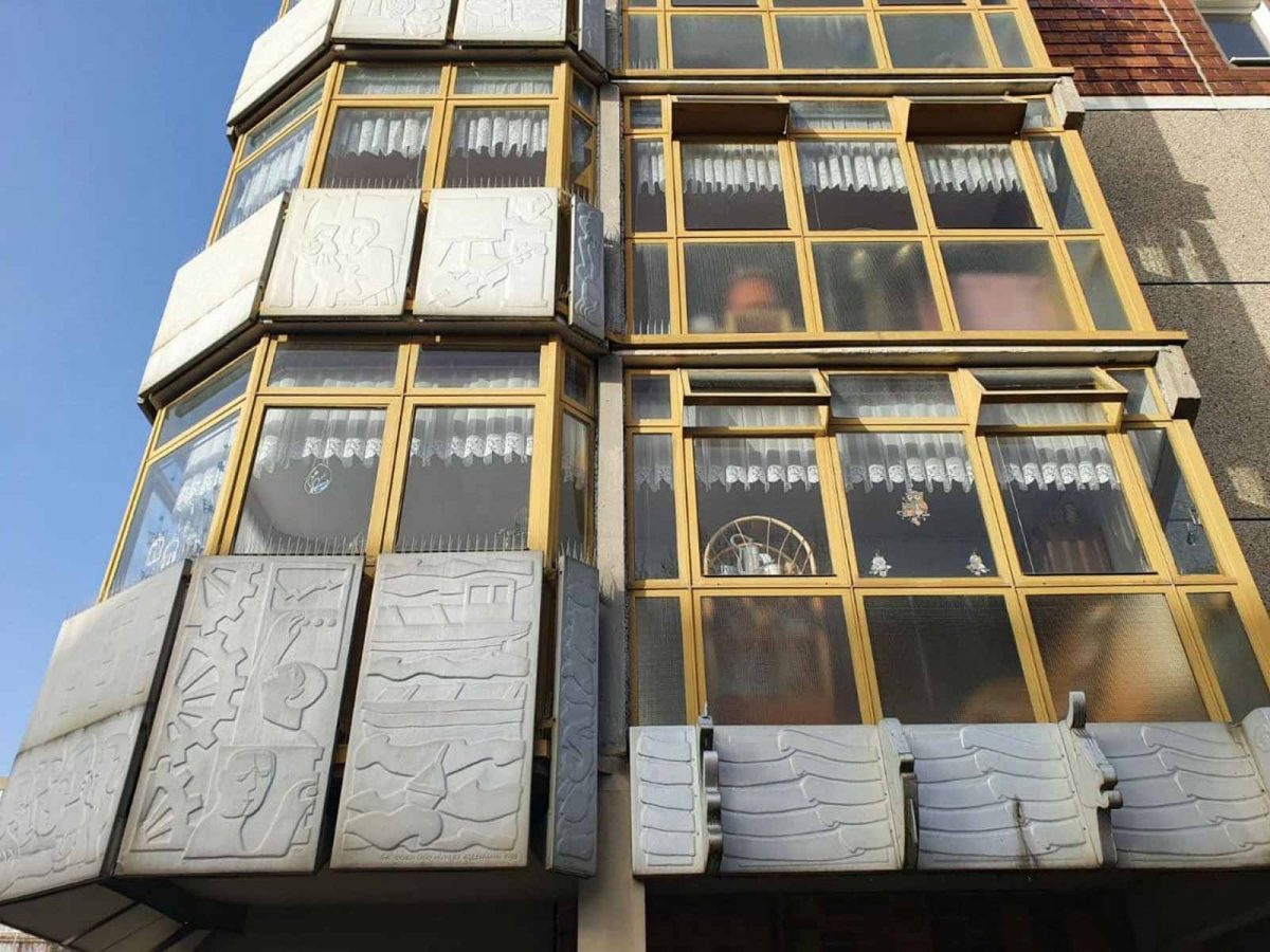 DDR Architektur Große Scharrnstraße Frankfurt Oder