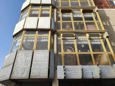 DDR Architektur Große Scharrnstraße Frankfurt Oder