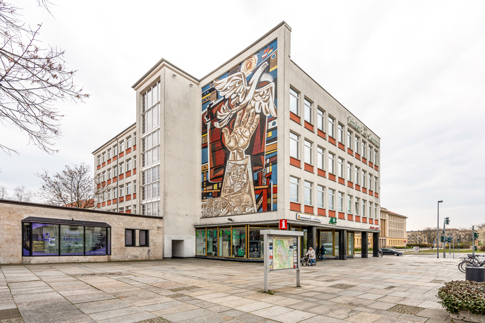 Lindenzentrum Eisenhüttenstadt Mosaik Walter Womacka